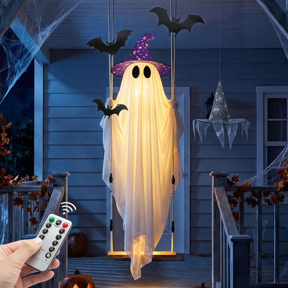 Fantasma Columpio Luminoso con Murcielagos (3.3 m)