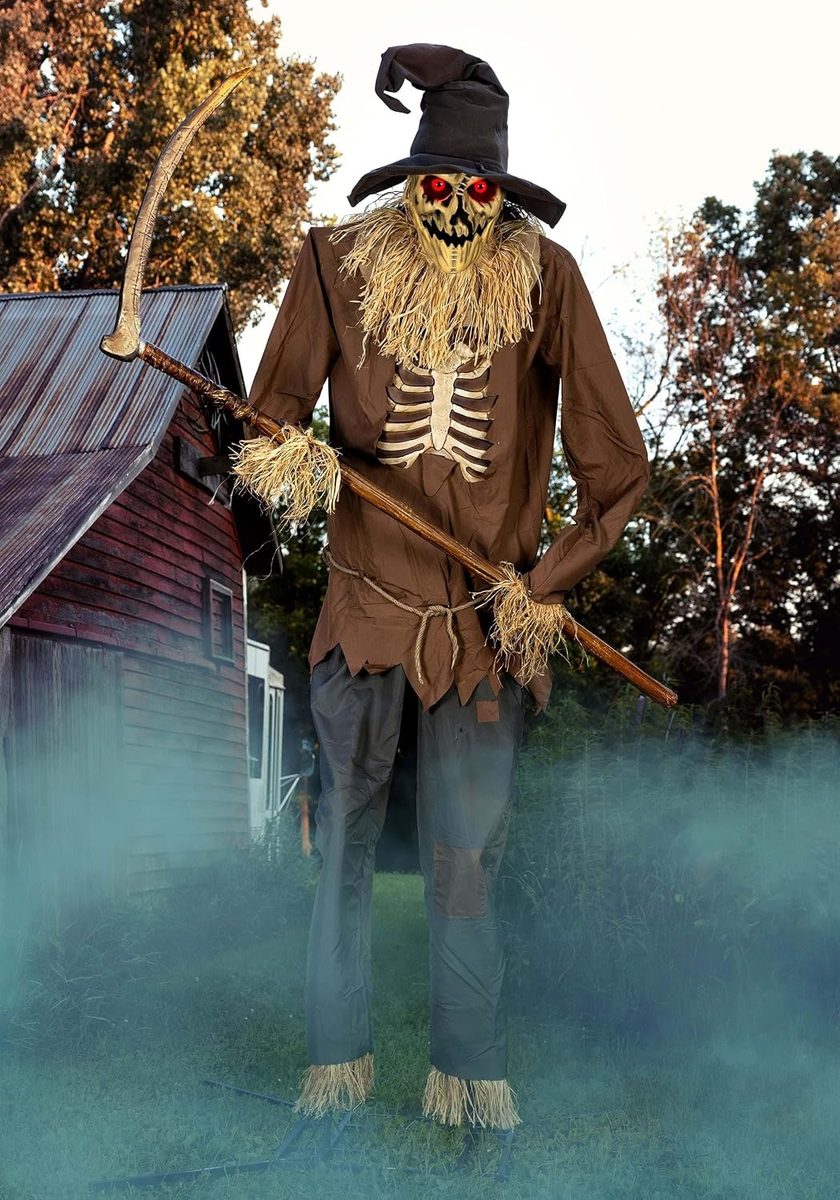 Espantapajaros Animatronico Gigante 3.65 m (12 pies) Fun Costumes